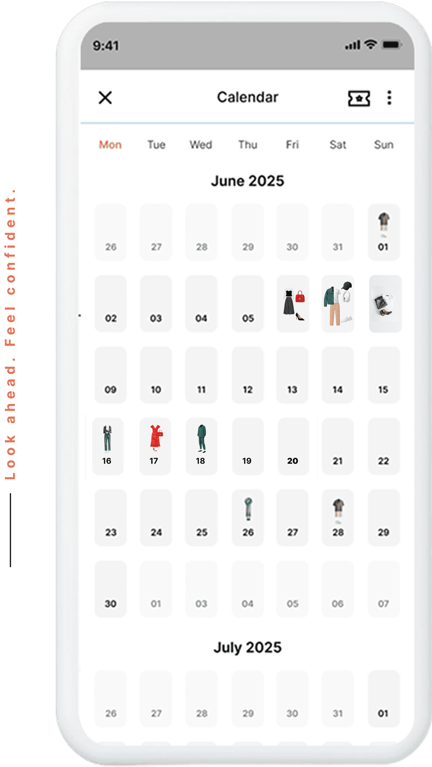 Plan your Outfits ahead